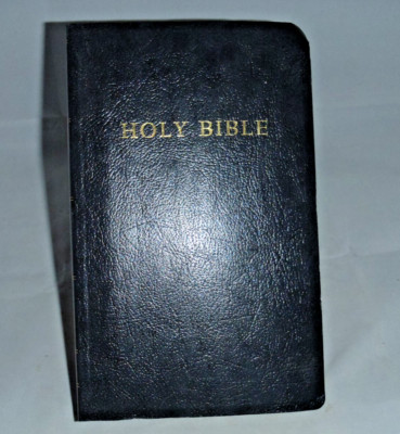 Holy Bible KJV Reference Edition Hendrickson Bonded Leather Black Gold-image