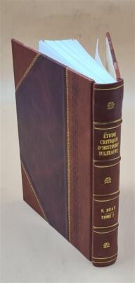 ?Tude Critique D'Histoire Militaire : 1809, De Ratisbonne ? Znai [Leather Bound]-image