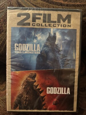 Godzilla (2014) and Godzilla: King Of The Monsters, 2-Films (DVD) New, Sealed-image