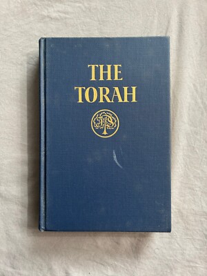 The Torah The Five Books of Moses 1962 1st Ed 9th Impression HC Navy v.good-image