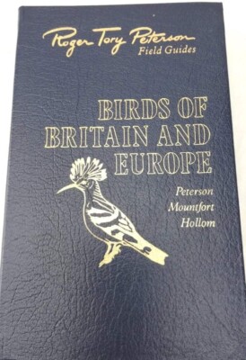 Roger Tory Peterson Field Guide Birds of Britain & Europe Peterson Leather Bound-image