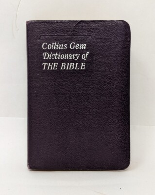 Collins Gem Dictionary Of The Bible 1964 Pocket Sized Mini Paperback Religious-image