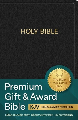 KJV Holy Bible: Premium Gift and Award Bible, Black Imitation Leather: King Jame-image