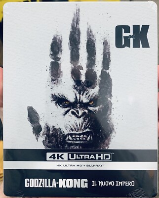 NEW Godzilla Kong The New Empire Steelbook Version A (4K Blu Ray + Blu Ray)-image