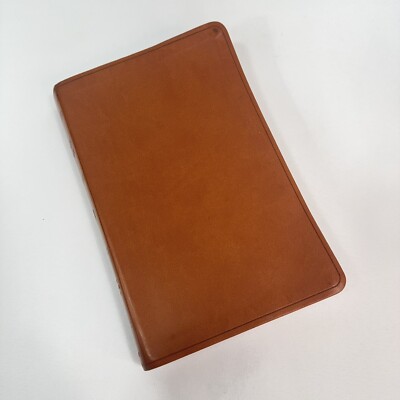 ESV Large Print Value Thinline Bible Faux Leather Leatherette Tan 2016 Crossways-image