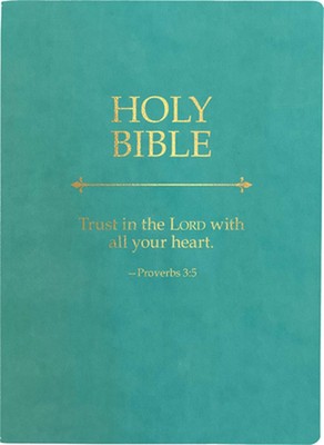 Kjver Holy Bible, Trust in the Lord Life Verse Edition, Large Print, Coastal Blu-image