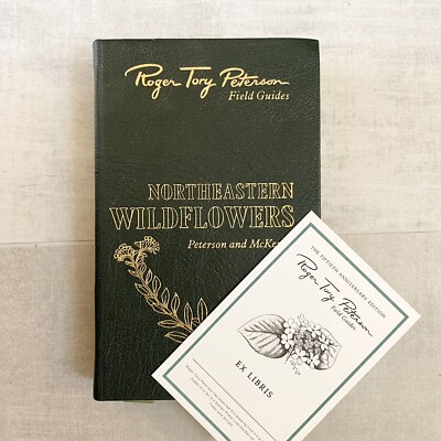 Easton Press Roger Peterson Field Guide NORTHEASTERN WILDFLOWERS Leather Gilt-image