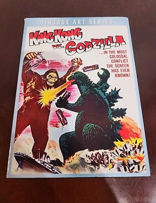 New King Kong vs Godzilla DVD Vintage Art Series Sealed W Slip Cover-image