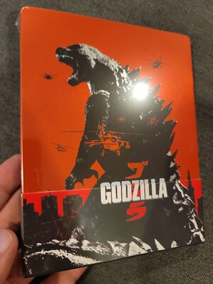 GODZILLA (2014) 3D Blu-ray Steelbook European Region-Free Import NEW SEALED-image