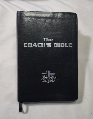 The Coach's Bible NLT Black Leather FCA New Living Translation Daily RED LETTER-image