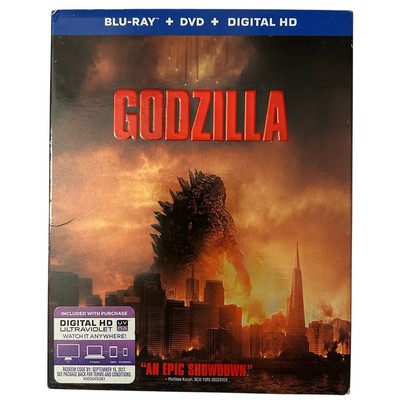 Godzilla (Blu-Ray + DVD 2014 2-Disc Set) With Slipcover Action Movie -image