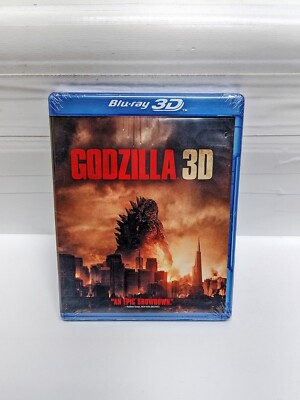 Godzilla 3D (Blu-ray 3D + Blu-Ray) OOP RARE HTF BRAND NEW SEALED Free Shipping-image