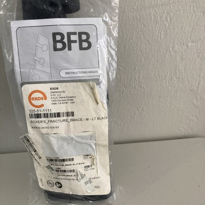 DJO Exos Boxer's Fracture Brace Medium, Left, 325-51-1111, NEW-image