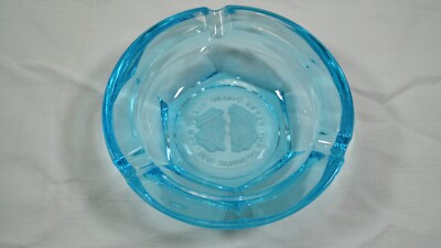 Westmoreland Glass Wedding Day and Three Weeks After Ashtray - Light Blue-image