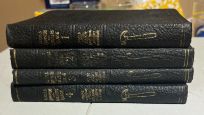 Complete Set of Audel's Carpenters and Builders Guide Volumes 1-4, Vintage 1945-image