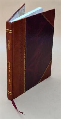 Genesis; A Study Of The Plan Of Redemption 1924 [Leather Bound]-image