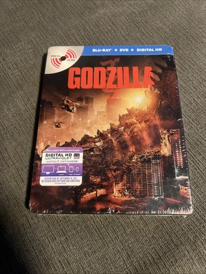 GODZILLA METALPAK / METALPACK 2014 BLURAY + DVD (DIGITAL EXPIRED) NEW! SEALED!-image