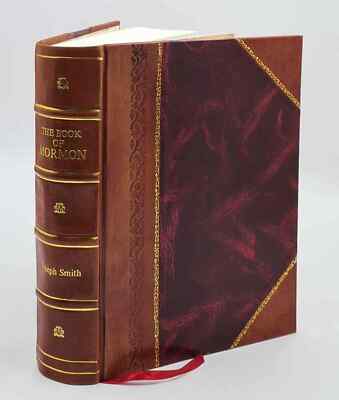 The Book Of Morman, Trans. By Joseph Smith, Jr. ... 1900 [Leather Bound]-image