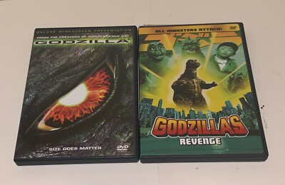 Godzilla (DVD, 1998, Deluxe Widescreen Edition) And Godzilla Revenge 1969 -image