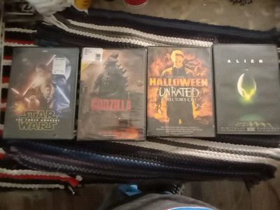 Star Wars , 👻 Halloween Alien 👽 Godzilla, DVD Lot Two Are Still Sealed Up😎-image