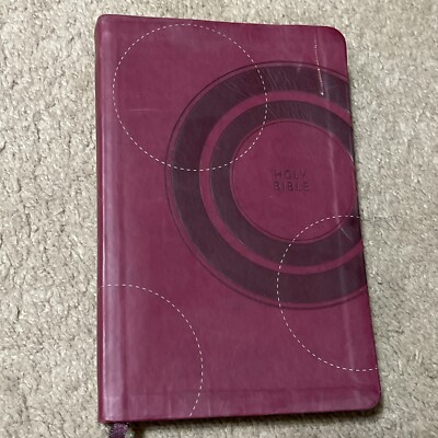 Holy Bible Authorized KJV Self-Pronouncing Red Letter Edition Nelson 1987 Maroon-image