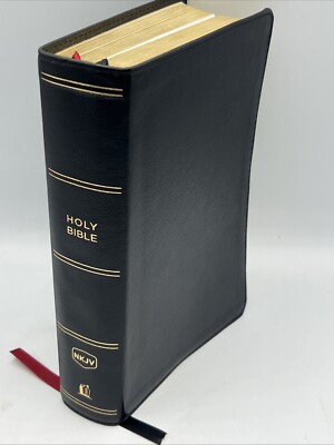 NKJV, Single-Column Reference Bible, - Leather Bound, by Thomas Nelson - Good-image