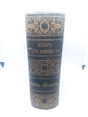 AMERICAN FAMILY PHYSICIAN GUIDE TO HEALTH MEDICAL JOHN KING 2 DIVISIONS 1885 -image