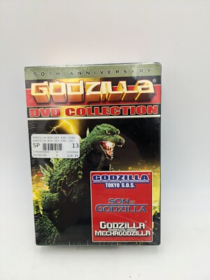 Godzilla 50th Anniversary Collection DVD 3 Movie Box Set Toyko SOS New Sealed-image