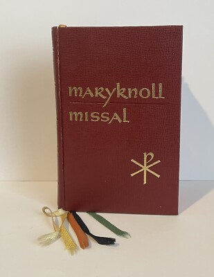 Daily Missal of the Mystical Body Maryknoll Fathers with Slipcase 1961 Vintage-image
