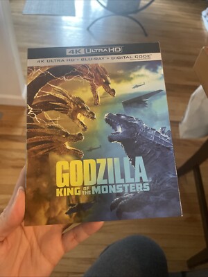 *No 4K and no digital* godzilla king of the monsters bluray w/ slipcover-image