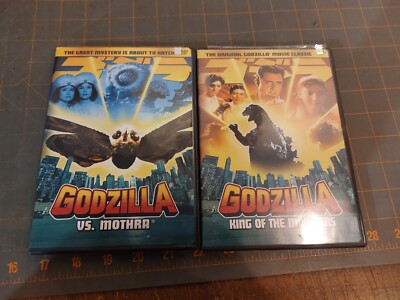 Godzilla DVD Lot  vs. Mothra + King of the Monsters-image