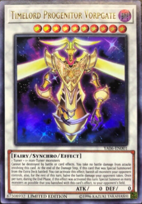 Yugioh! LP Timelord Progenitor Vorpgate - YA06-EN001 - Ultra Rare - Limited Edit-image