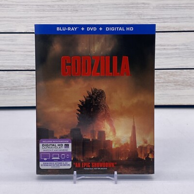 GODZILLA 2014 BLU-RAY DISC BRAND NEW MIP SPECIAL FEATURES MONSTERS FREE SHIPPING-image