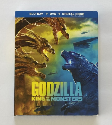 Godzilla: King of the Monsters (Blu-ray/DVD, 2019) With Slipcover-image