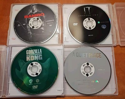 4 DVD Movie Mix . Rambo Last Blood/ IT 2/Godzilla Verse Kong / A Quiet Place-image