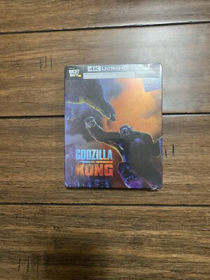 ✅GODZILLA VS KONG-Steelbook-4K UHD+Blu-ray+Digital-Best Buy-New & Sealed-image