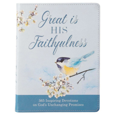 Devotional Great Is His Faithfulness For Women Faux Leather-image