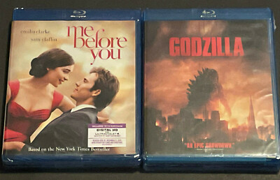 BLU-RAY DISC 2 PACK GODZILLA & ME BEFORE YOU BRAND NEW MIP EMILIA CLARKE MOVIE -image