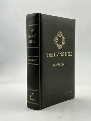 1978 The Living Bible TYNDALE Paraphrased Green Padded Cover-image