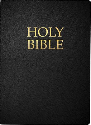 KJVER HOLY BIBLE LARGE PRINT-BLACK BONDED LEATHER-image