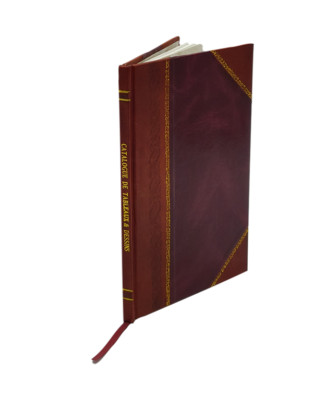 Catalogue De Tableaux & Dessins Modernes, Tableaux Anciens Appar [Leather Bound]-image