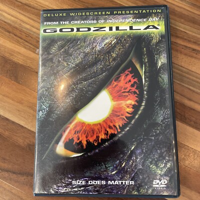 GODZILLA Size Does Matter Deluxe Widescreen 1998 DVD Movie!-image