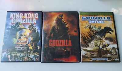King Kong vs. Godzilla, GODZILLA, GODZILLA TOKOY S.O.S DVD LOT-image