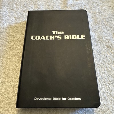 Bible The Coach's Bible NLT Black Leather Touch FCA New Living Translation-image