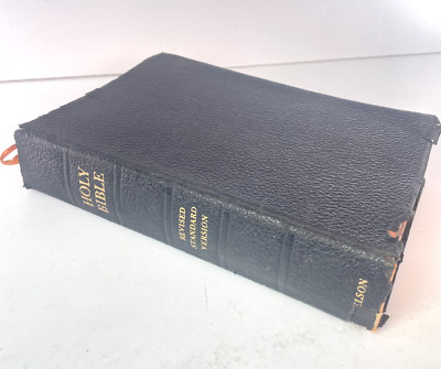Vintage Nelson Holy Bible Revised Standard Version Black 1952 1953-image