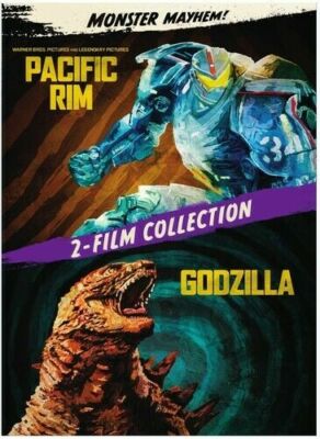 Monster Mayhem 2-Film Collection [ Godzilla + Pacific Rim ] (DVD) NEW SEALED-image
