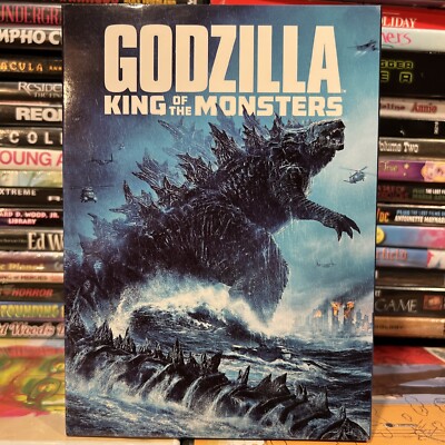 Godzilla King of the Monsters 2019 DVD w/ Slip Millie Bobby Brown Kaiju Sci-Fi-image