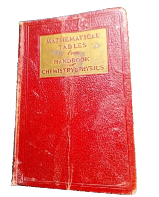 Mathematical Tables From Handbook Of Chemistry & Physics - 1941-image