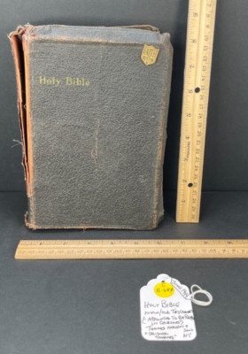 (CB-680) HOLY BIBLE (1920's - 1944) THOMAS NELSON & SONS ORIGINAL TONGUES-image