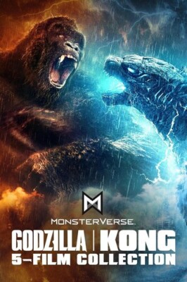Godzilla / Kong Monsterverse 5-Film Collection (DVD) *New,Sealed*O-image